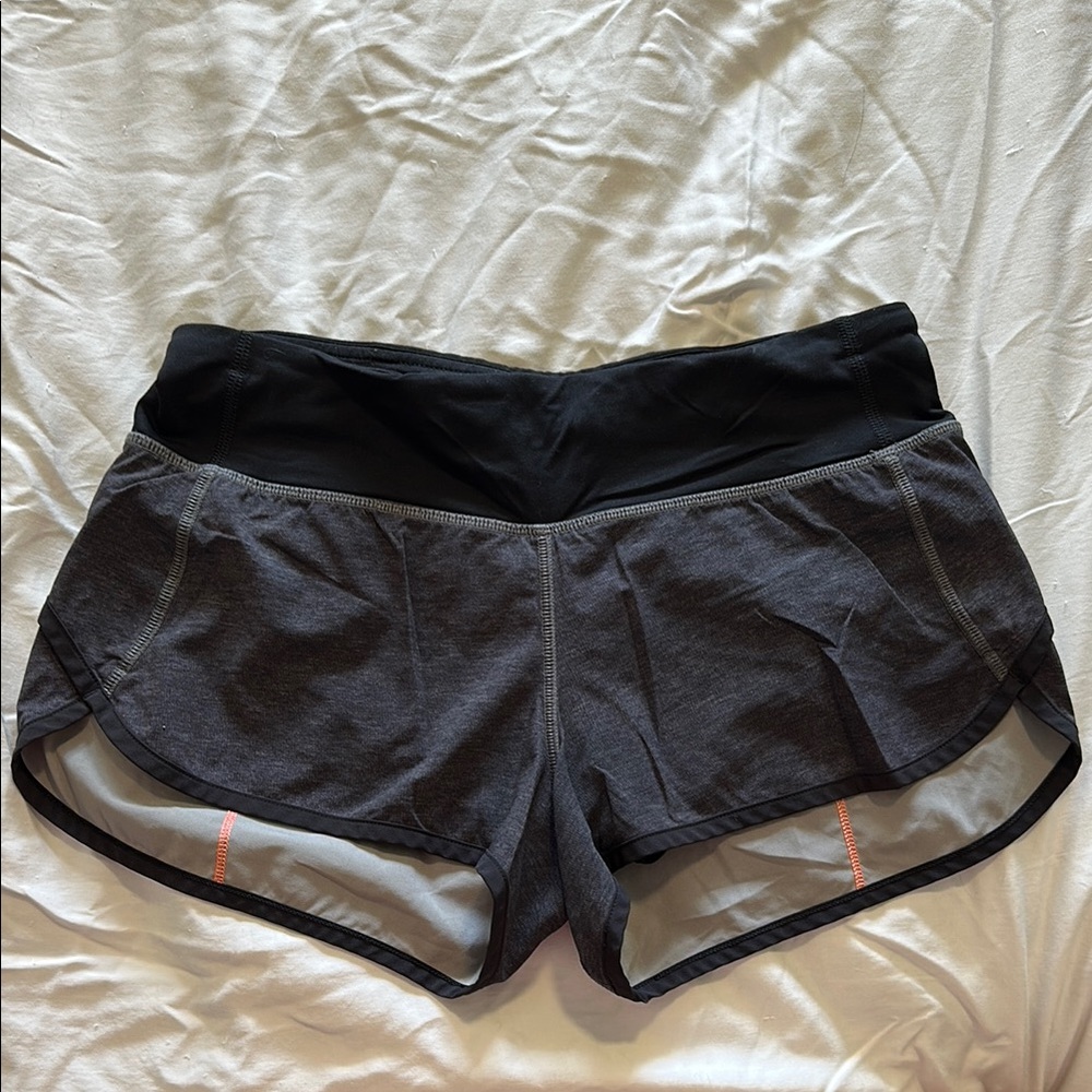 Lululemon Mid-Rise Speed-Up Lined Shorts